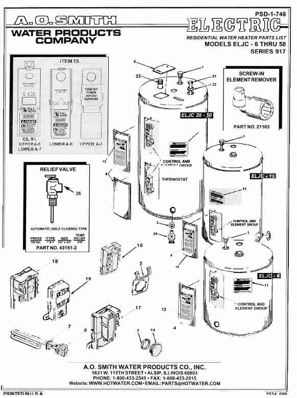 A O  Smith Water Heater ELJC-6 thru 50-page_pdf